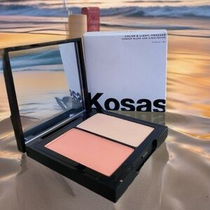 KOSAS  Blush and press powder duo in shade papaya 1972